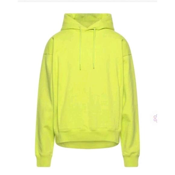 NWT Martine Rose Men’s Classic Hoodie Neon Lime Green Size 2/M $598